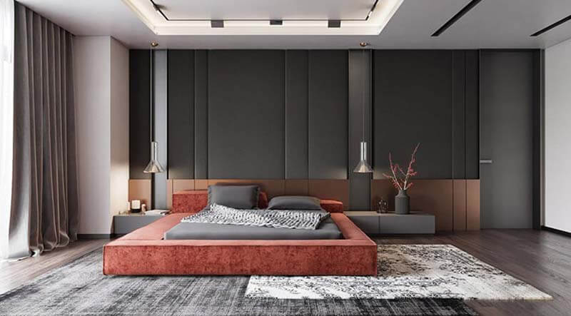 thiết kế nội thất cho phòng ngủ sang trọng