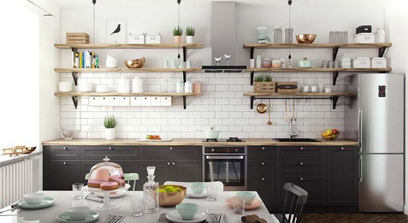 Ý tưởng sáng tạo cho thiết kế nội thất nhà bếp đẹp